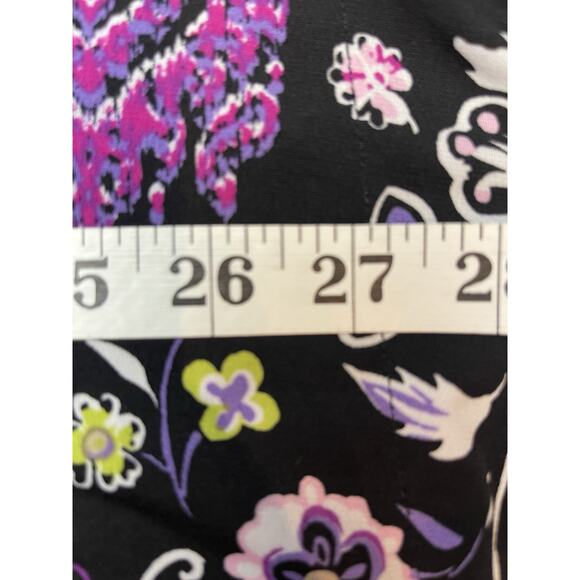 3 for $25-Susan Graver Batwing Sleeve Women's Top Size XL Black & Purple - Picture 6 of 9